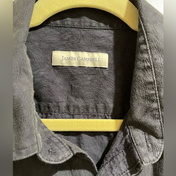 James Campbell short sleeve casual button up shirt size XL - Picture 2 of 4